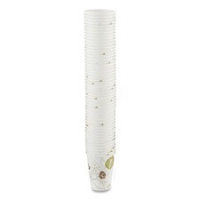 CWS Pathways Paper Hot Cups, 12 oz, disposable, eco-friendly design for hot beverages, featuring a sturdy construction for durability.